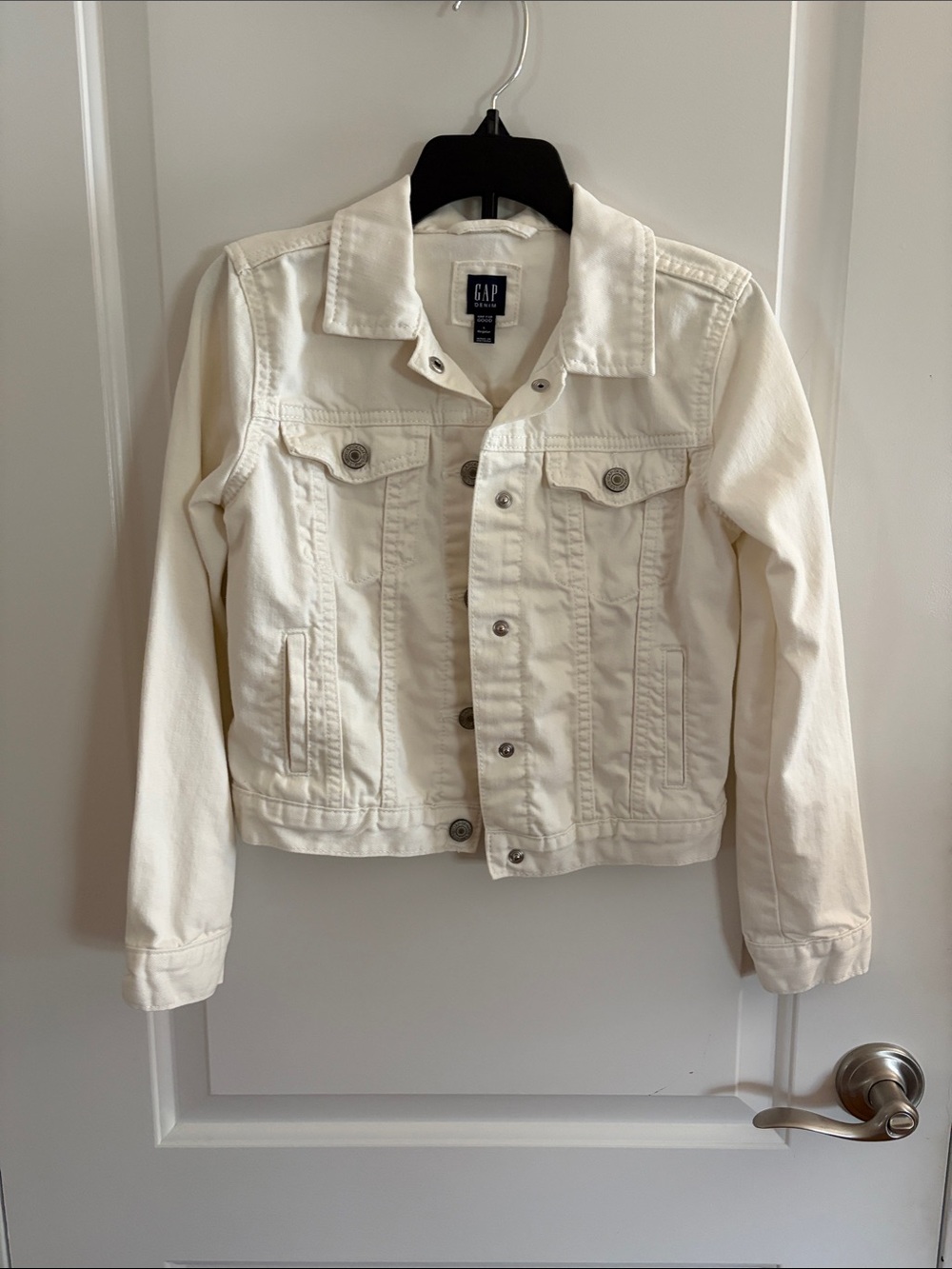 GAP Cream Kid’s Denim Jacket Lightweight Jean Jacket